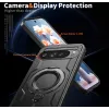 Phonesta MagLock Armor Back Cover Hülle Ring und MagSafe für Google Pixel 9 Pro XL - Schwarz 6