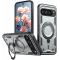 Phonesta MagLock Armor Back Cover Hülle Ring und MagSafe für Google Pixel 9 / 9 Pro - Grau