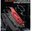 Phonesta MagLock Armor Back Cover Hülle Ring und MagSafe für Samsung Galaxy S24 FE - Rot 5