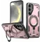 Phonesta MagLock Armor Back Cover Hülle Ring und MagSafe für Samsung Galaxy S24 FE - Roségold
