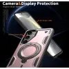 Phonesta MagLock Armor Back Cover Hülle Ring und MagSafe für Samsung Galaxy S24 FE - Roségold 6