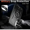 Phonesta MagLock Armor Back Cover Hülle Ring und MagSafe für Samsung Galaxy S24 FE - Schwarz 4