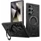 Phonesta MagLock Armor Back Cover Hülle Ring und MagSafe für Samsung Galaxy S24 Ultra - Schwarz