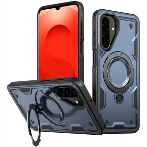 Phonesta MagLock Armor Back Cover Hülle Ring und MagSafe für Samsung Galaxy A26 - Dunkelblau
