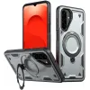 Phonesta MagLock Armor Back Cover Hülle Ring und MagSafe für Samsung Galaxy A26 - Grau
