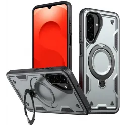 Phonesta MagLock Armor Back Cover Hülle Ring und MagSafe für Samsung Galaxy A26 - Grau