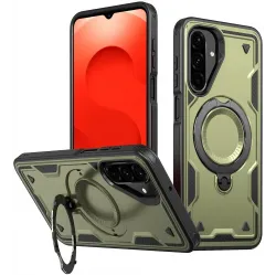 Phonesta MagLock Armor Back Cover Hülle Ring und MagSafe für Samsung Galaxy A26 - Grün