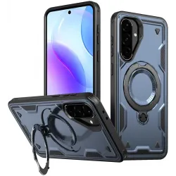 Phonesta MagLock Armor Back Cover Hülle Ring und MagSafe für Samsung Galaxy A36/A56 - Dunkelblau