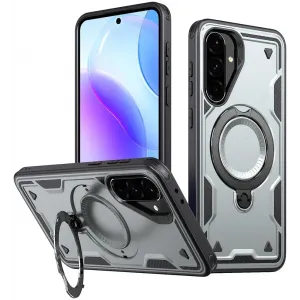 Phonesta MagLock Armor Back Cover Hülle Ring und MagSafe für Samsung Galaxy A36/A56 - Grau