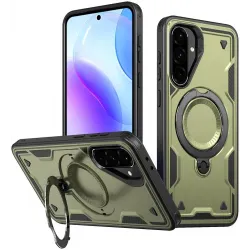 Phonesta MagLock Armor Back Cover Hülle Ring und MagSafe für Samsung Galaxy A36/A56 - Grün