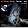 Phonesta MagLock Armor Back Cover Hülle Ring und MagSafe für Xiaomi Poco X7 Pro - Dunkelblau 3