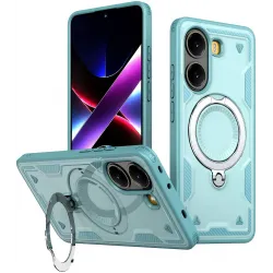 Phonesta MagLock Armor Back Cover Hülle Ring und MagSafe für Xiaomi Poco X7 Pro - Hellblau