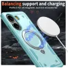 Phonesta MagLock Armor Back Cover Hülle Ring und MagSafe für Xiaomi Poco X7 Pro - Hellblau 3