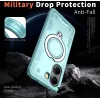 Phonesta MagLock Armor Back Cover Hülle Ring und MagSafe für Xiaomi Poco X7 Pro - Hellblau 4