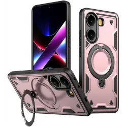Phonesta MagLock Armor Back Cover Hülle Ring und MagSafe für Xiaomi Poco X7 Pro - Roségold