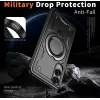 Phonesta MagLock Armor Back Cover Hülle Ring und MagSafe für Samsung Galaxy S25 Edge - Schwarz 3