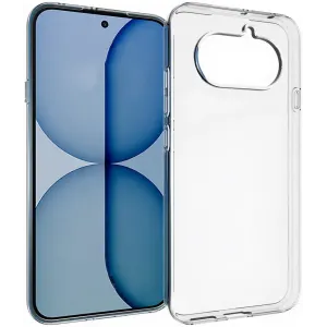 Phonesta Pure Clear Silikon Back Cover Hülle für Nothing Phone (4a) - Transparent