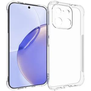 Phonesta Pure Shockproof Silikon Back Cover Hülle für Realme 16 Pro - Transparent