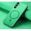 Phonesta Retro Vegan Leder MagSafe Back Cover Hülle für Samsung Galaxy A15 4G/5G - Grün 2