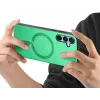 Phonesta Retro Vegan Leder MagSafe Back Cover Hülle für Samsung Galaxy A15 4G/5G - Grün 3