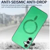 Phonesta Retro Vegan Leder MagSafe Back Cover Hülle für Samsung Galaxy A15 4G/5G - Grün 5