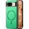 Phonesta Retro Vegan Leder MagSafe Back Cover Hülle für Google Pixel 9 / 9 Pro - Grün