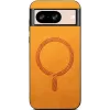 Phonesta Retro Vegan Leder MagSafe Back Cover Hülle für Google Pixel 9 / 9 Pro - Orange 3