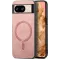 Phonesta Retro Vegan Leder MagSafe Back Cover Hülle für Google Pixel 9 / 9 Pro - Rosa