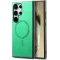 Phonesta Retro Vegan Leder MagSafe Back Cover Hülle für Samsung Galaxy S25 Ultra - Grün