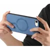 Phonesta Retro Vegan Leder MagSafe Back Cover Hülle für Apple iPhone 17e/16e - Blau 2