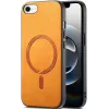 Phonesta Retro Vegan Leder MagSafe Back Cover Hülle für Apple iPhone 17e/16e - Orange 0