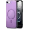 Phonesta Retro Vegan Leder MagSafe Back Cover Hülle für Apple iPhone 17e/16e - Lila