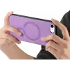 Phonesta Retro Vegan Leder MagSafe Back Cover Hülle für Apple iPhone 17e/16e - Lila 2