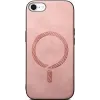 Phonesta Retro Vegan Leder MagSafe Back Cover Hülle für Apple iPhone 17e/16e - Rosa 1