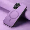 Phonesta Retro Vegan Leder MagSafe Back Cover Hülle für Xiaomi Poco X7 Pro - Lila 3