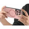 Phonesta Retro Vegan Leder MagSafe Back Cover Hülle für OnePlus 12R - Rosa 3