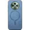 Phonesta Retro Vegan Leder MagSafe Back Cover Hülle für Oppo Reno12 F/Reno12 FS - Blau 1