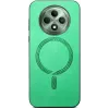 Phonesta Retro Vegan Leder MagSafe Back Cover Hülle für Oppo Reno12 F/Reno12 FS - Grün 1