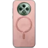 Phonesta Retro Vegan Leder MagSafe Back Cover Hülle für Oppo Reno12 F/Reno12 FS - Rosa 1