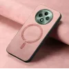 Phonesta Retro Vegan Leder MagSafe Back Cover Hülle für Oppo Reno12 F/Reno12 FS - Rosa 3