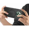 Phonesta Retro Vegan Leder MagSafe Back Cover Hülle für Oppo Reno12 F/Reno12 FS - Schwarz 2