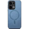 Phonesta Retro Vegan Leder MagSafe Back Cover Hülle für Oppo Reno13 - Blau 2