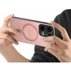 Phonesta Retro Vegan Leder MagSafe Back Cover Hülle für Oppo Reno13 - Rosa 3