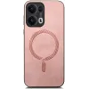 Phonesta Retro Vegan Leder MagSafe Back Cover Hülle für Oppo Reno13 Pro - Rosa 2