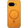 Phonesta Retro Vegan Leder MagSafe Back Cover Hülle für Google Pixel 9a - Orange 2