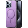 Phonesta Retro Vegan Leder MagSafe Back Cover Hülle für Apple iPhone 16 Pro - Lila 0
