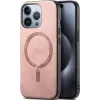 Phonesta Retro Vegan Leder MagSafe Back Cover Hülle für Apple iPhone 16 Pro Max - Rosa 0