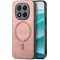 Phonesta Retro Vegan Leder MagSafe Back Cover Hülle für Xiaomi Redmi Note 14 Pro Plus - Rosa