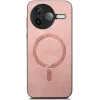 Phonesta Retro Vegan Leder MagSafe Back Cover Hülle für Xiaomi Poco F7 Pro - Rosa 2