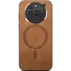 Phonesta Retro Vegan Leder MagSafe Back Cover Hülle für Nothing Phone (3a) Pro - Braun